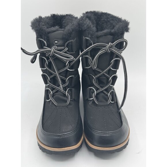 JBU By Jambu Boots Womens Faux Fur Black Exterior Weather Ready Size 7 M - Picture 2 of 12